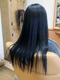 茨城県　綺麗なブラックヘアカラー