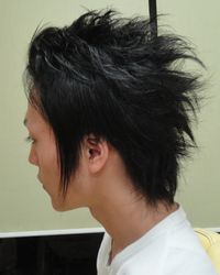 縮毛矯正　部分的に